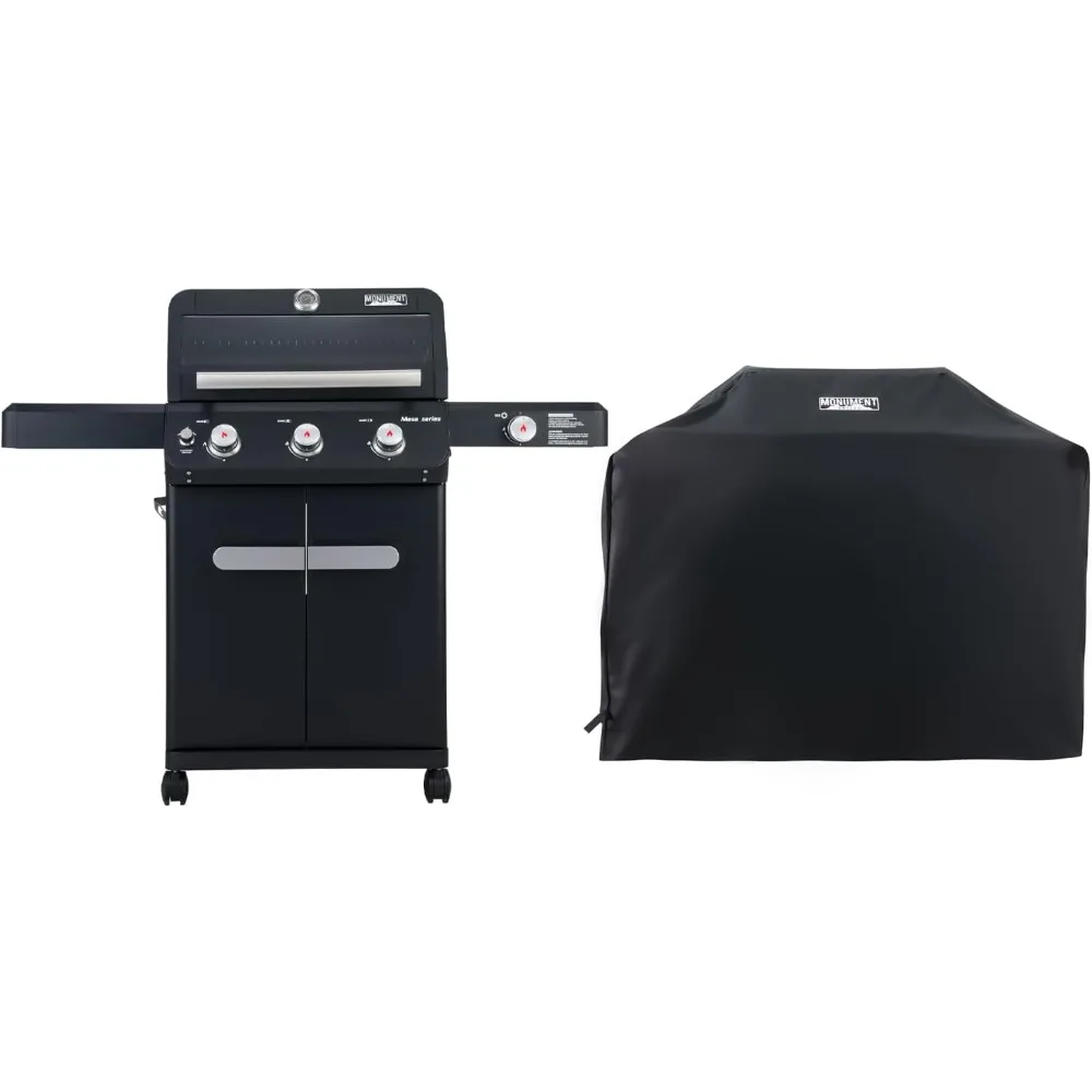 Outdoor Barbecue Stainless Steel 3 Burner Propane Gas Grill, 48,000 BTU Patio Garden Grill with Side Burner and Knob Controls,
Outdoor Barbecue Stainless Steel 3 Burner Propane Gas Grill, 48,000 BTU Patio Garden Grill with Side Burner and Knob Controls,