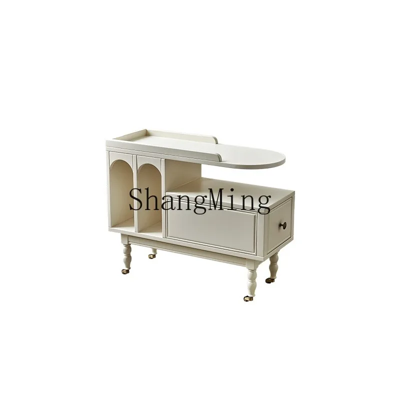 LXY cream wind removable side table small coffee table side cabinet living room trolley solid wood white corner table
LXY cream wind removable side table small coffee table side cabinet living room trolley solid wood white corner table