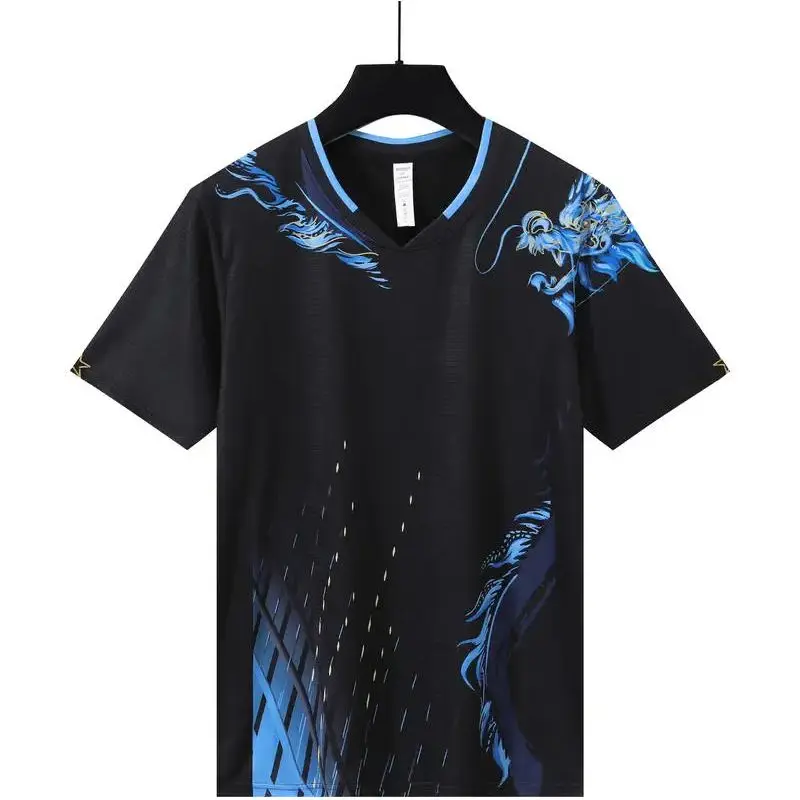 Hot Fashion Men's T-shirt Outdoor Sports Table Tennis Short Sleeved Top Breathable Quick Drying Kids Men's Tennis T-shirt
Hot Fashion Men's T-shirt Outdoor Sports Table Tennis Short Sleeved Top Breathable Quick Drying Kids Men's Tennis T-shirt