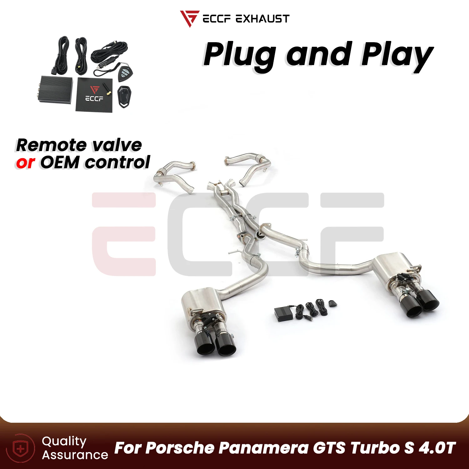 Sporty Stainless steel Complete exhaust system FOR Porsche Panamera GTS Turbo S 4.0T Aggressive Sound Plug and Play
Sporty Stainless steel Complete exhaust system FOR Porsche Panamera GTS Turbo S 4.0T Aggressive Sound Plug and Play