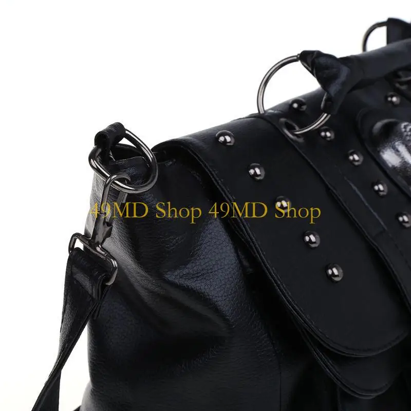 49MD Popular Fashion Womens Personalise Punk Rivet Skull Shoulder Bag Handbag Black
49MD Popular Fashion Womens Personalise Punk Rivet Skull Shoulder Bag Handbag Black