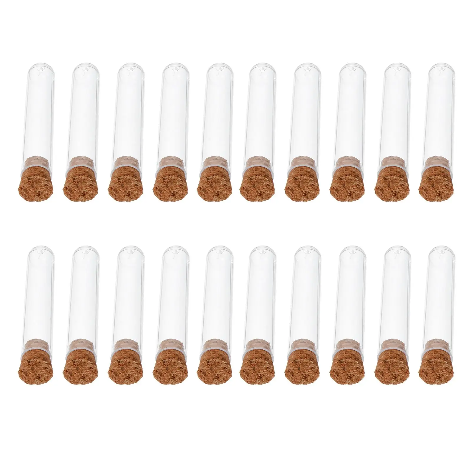 40 Pcs Wood Cork Test Tubes Clear Plastic 12x60mm 3ML Lab Containers Stoppers Chemistry Experiment Home School Kids Learning
40 Pcs Wood Cork Test Tubes Clear Plastic 12x60mm 3ML Lab Containers Stoppers Chemistry Experiment Home School Kids Learning