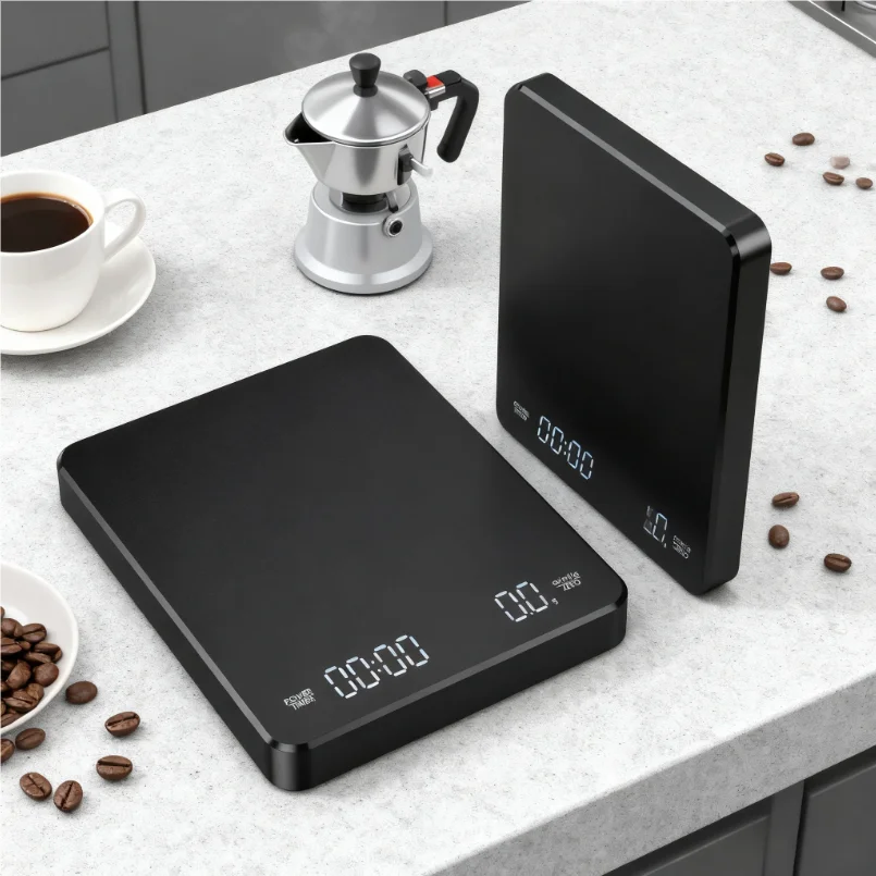 2150 Digital Coffee Scale with Timer 3kg/0.1g Espresso Scale Coffee Scale for Pour Over and Drip Coffee with Tare Function
2150 Digital Coffee Scale with Timer 3kg/0.1g Espresso Scale Coffee Scale for Pour Over and Drip Coffee with Tare Function