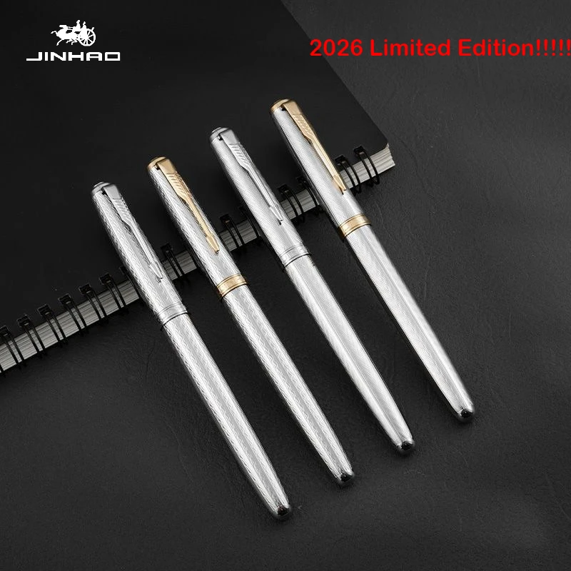 Лимитированная серия 2026 года! Ручка-фонтан JINHAO 85, медный корпус, золотой зажим-стрелка, для письма, канцелярские товары, офис, школа
Лимитированная серия 2026 года! Ручка-фонтан JINHAO 85, медный корпус, золотой зажим-стрелка, для письма, канцелярские товары, офис, школа