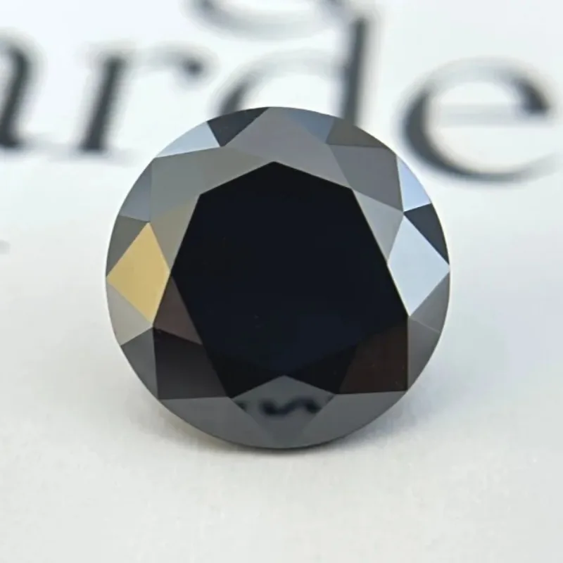 Moissanite Stone Primary Black Color Round Cut Lab Grown Diamond for DIY Jewelry Making Pass Diamond Tester with GRA Certificate
Moissanite Stone Primary Black Color Round Cut Lab Grown Diamond for DIY Jewelry Making Pass Diamond Tester with GRA Certificate