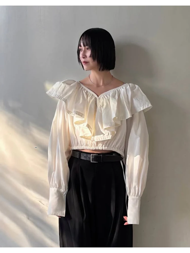 Style Long Sleeve V-Neck Women's Shirt Silk Lace Trim Courtly Lady Fashion Breathable Skin-Friendly Chinese P...
Style Long Sleeve V-Neck Women's Shirt Silk Lace Trim Courtly Lady Fashion Breathable Skin-Friendly Chinese P...