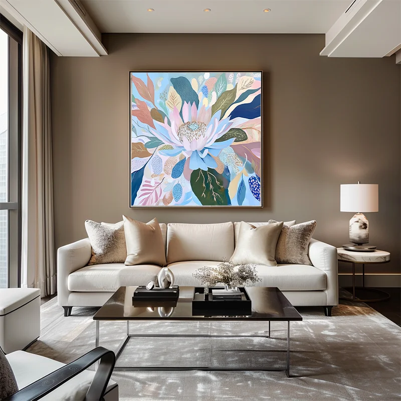 Vibrant Exquisite Floral Wall Art Decor Colorful Large Flower Painting Hot Selling Modern Living Room Home Decor
Vibrant Exquisite Floral Wall Art Decor Colorful Large Flower Painting Hot Selling Modern Living Room Home Decor