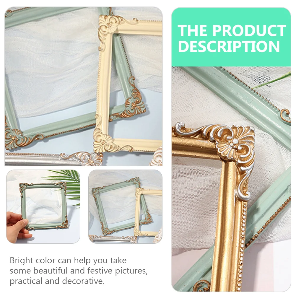2Pcs Resin Photo Frames Exquisite Patterns Stylish Retro Decor for Desktop and Festive Photos Photo Prop Frames
2Pcs Resin Photo Frames Exquisite Patterns Stylish Retro Decor for Desktop and Festive Photos Photo Prop Frames