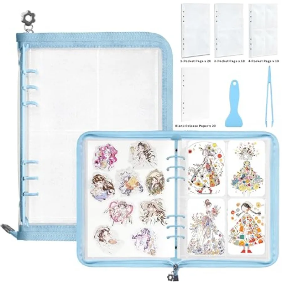 Sticker Organizer Binder Sticker Storage Organizer Reusable Sticker Book Collecting Album A5 Sticker Collecting Book Clear Stic
Sticker Organizer Binder Sticker Storage Organizer Reusable Sticker Book Collecting Album A5 Sticker Collecting Book Clear Stic