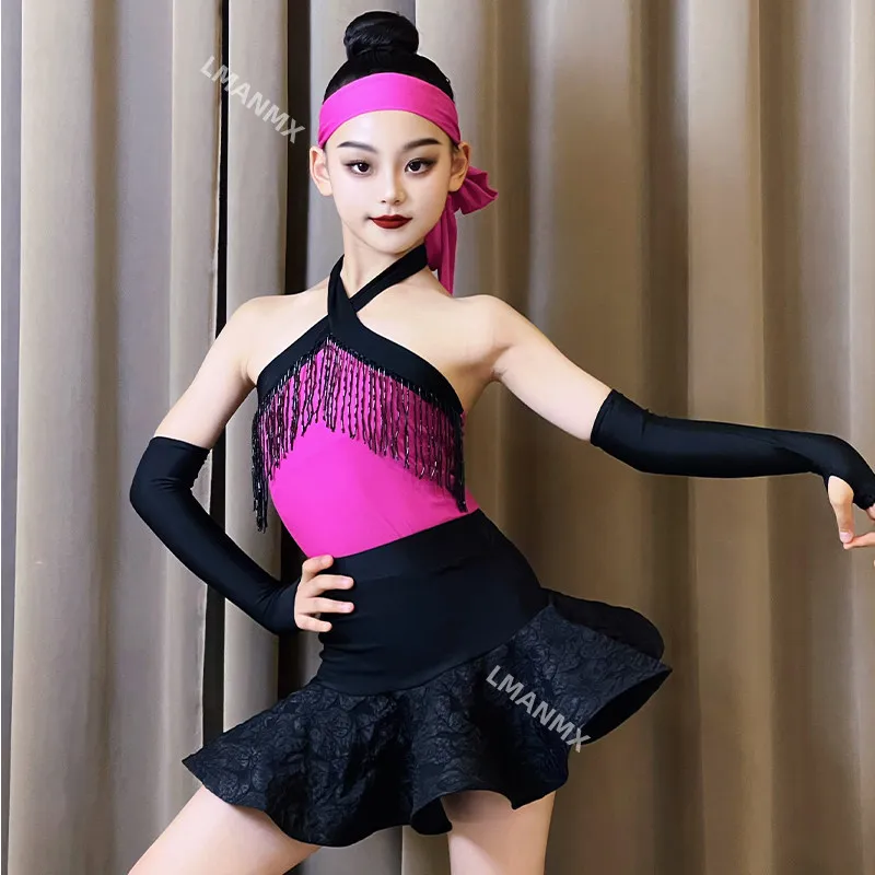 2025 Latin Dance Dress Summer New Style Girls' Practice Dress Children's Performance Advanced Dance Dress Set
2025 Latin Dance Dress Summer New Style Girls' Practice Dress Children's Performance Advanced Dance Dress Set