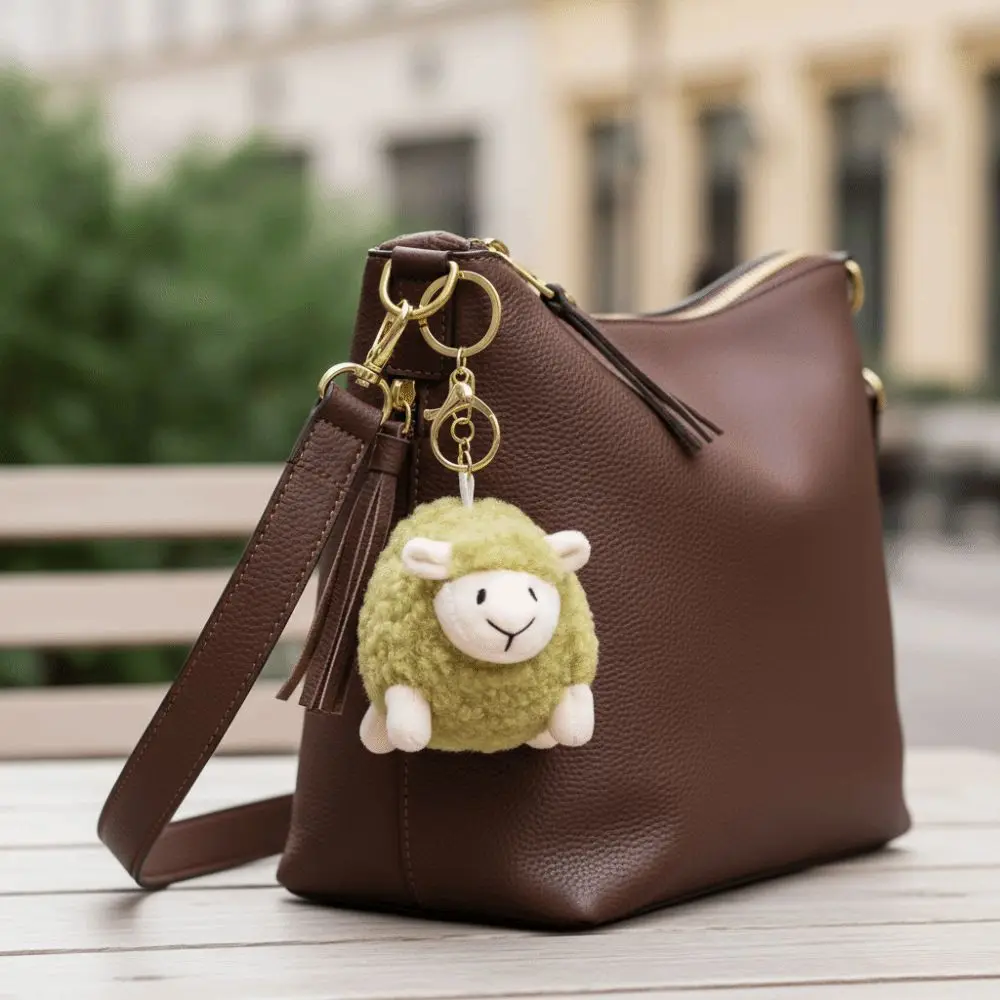Decorative Pendant Chubby Little Lamb Keychain PP Cotton Stuffed Animal Lamb Pendant Lifelike Kawaii Lamb Bag Decoration
Decorative Pendant Chubby Little Lamb Keychain PP Cotton Stuffed Animal Lamb Pendant Lifelike Kawaii Lamb Bag Decoration
