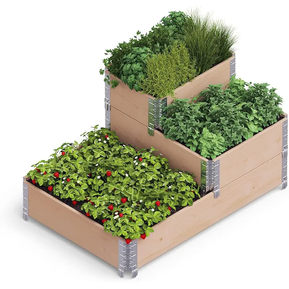 Brown Wooden Raised Garden Bed, 60cm x 40cm Top
Brown Wooden Raised Garden Bed, 60cm x 40cm Top