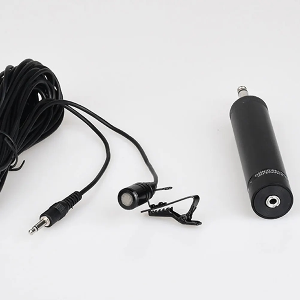 1 set Capacitive Lapel Microphone Wired Condenser Lavalier Instrument Miniature Metal Multipurpose Sound Quality Pickup Durable
1 set Capacitive Lapel Microphone Wired Condenser Lavalier Instrument Miniature Metal Multipurpose Sound Quality Pickup Durable