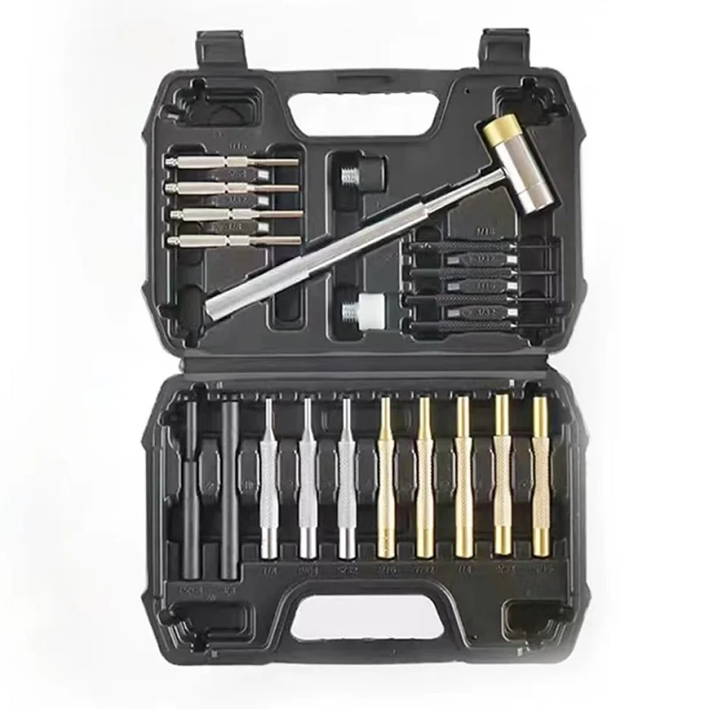 Roll Pin Punch Set Double-Faced Metal Material Hammer Portable Durable Hand Tool Starter Press Set Gunsmithing Hole Punch Tools
Roll Pin Punch Set Double-Faced Metal Material Hammer Portable Durable Hand Tool Starter Press Set Gunsmithing Hole Punch Tools