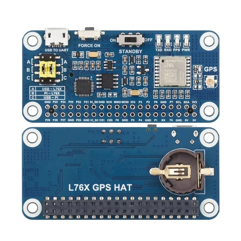 Raspberry Pi 5 L76K Module GNSS Expansion Board A-GNSS Positioning Module Supports GPS/Beidou
Raspberry Pi 5 L76K Module GNSS Expansion Board A-GNSS Positioning Module Supports GPS/Beidou