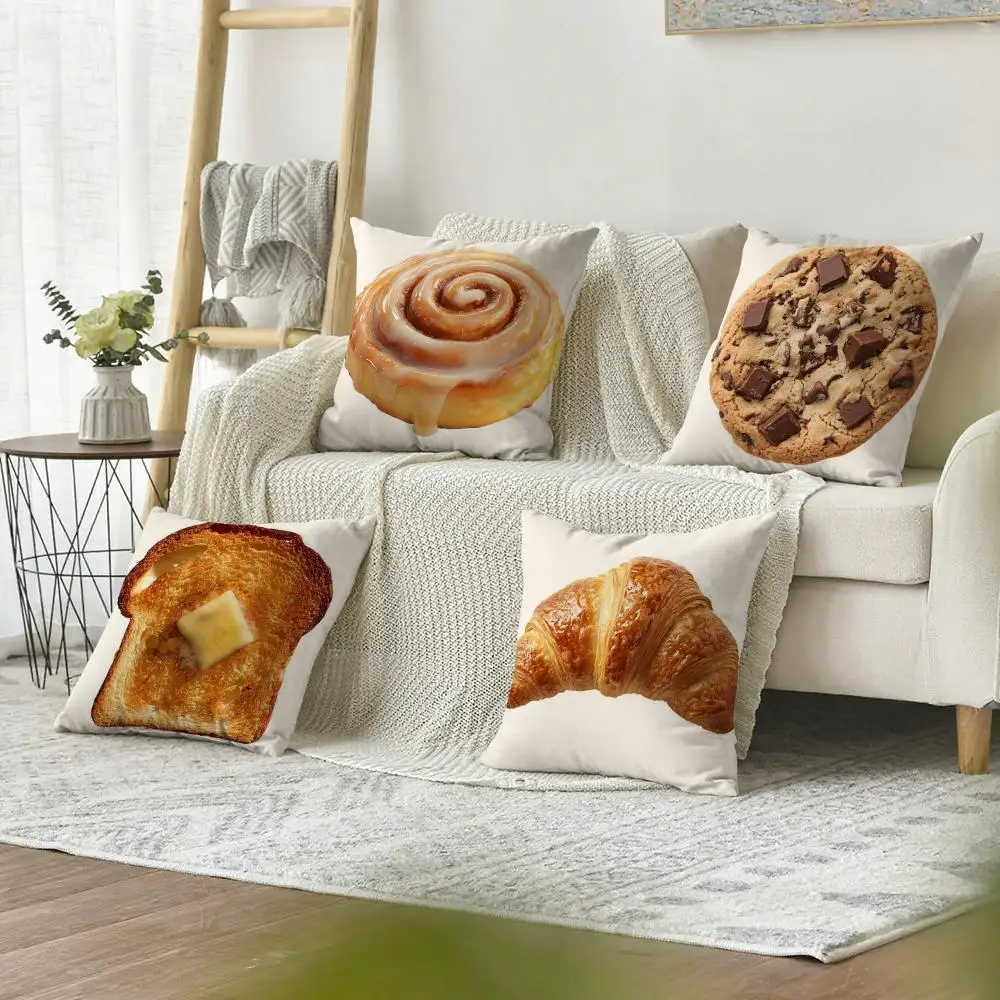 Delicious bread Cushion Cover Organic Linen Pillow Case Double-Sided Print Cushion Cover for Sofa Home Decor Gift
Delicious bread Cushion Cover Organic Linen Pillow Case Double-Sided Print Cushion Cover for Sofa Home Decor Gift