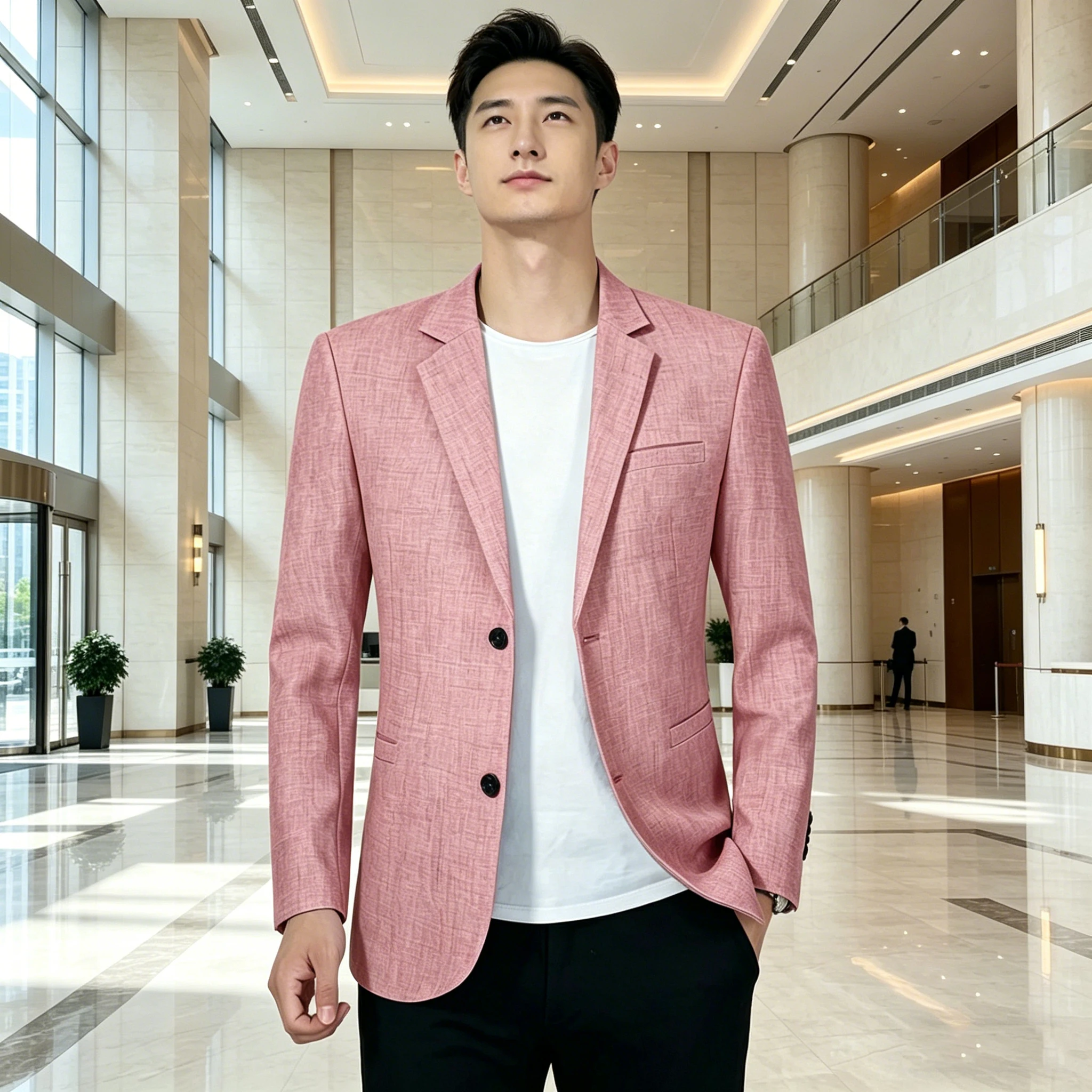 Men's Linen Blazer Slim Fit 2 Button Casual Business Suit Jacket Lightweight Summer Sport Coat For Beach Wedding Daily Wear
Men's Linen Blazer Slim Fit 2 Button Casual Business Suit Jacket Lightweight Summer Sport Coat For Beach Wedding Daily Wear