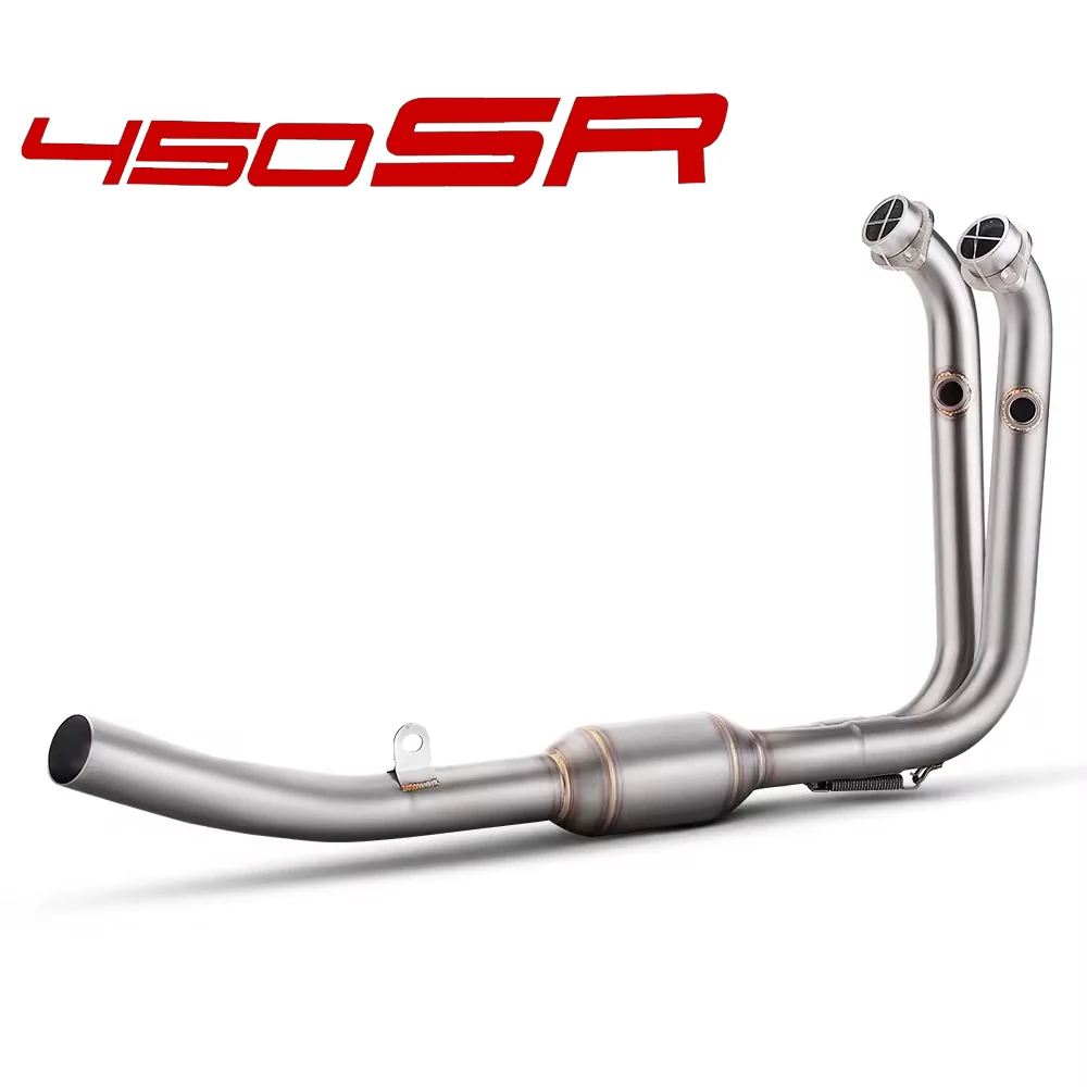 Motorcycle Exhaust Escape Front Link Pipe Header Connect Original Muffler Hot Sale For CFMOTO 450SR 450 SR Factory Price
Motorcycle Exhaust Escape Front Link Pipe Header Connect Original Muffler Hot Sale For CFMOTO 450SR 450 SR Factory Price