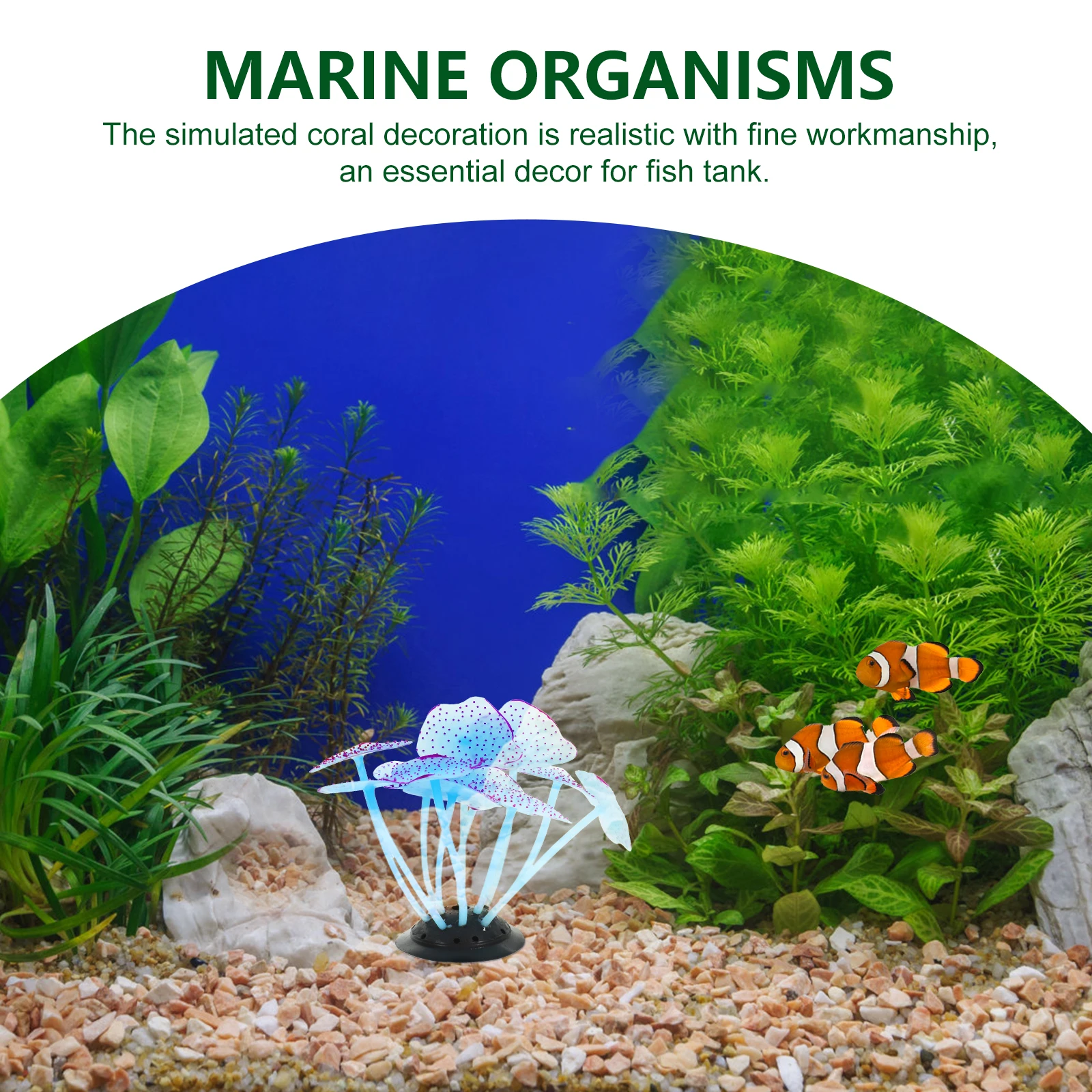 Fish Tank Simulated Coral Aquatic Grass Corals Decorations Decors Coastal for Resin Aquarium
Fish Tank Simulated Coral Aquatic Grass Corals Decorations Decors Coastal for Resin Aquarium