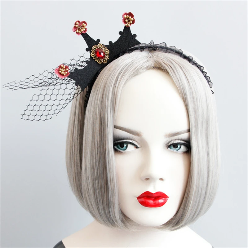 Gothic Black Crown Halloween Headband With Rhinestone Pendant, Vintage Head Bands Cosplay Makeup Ball Party
Gothic Black Crown Halloween Headband With Rhinestone Pendant, Vintage Head Bands Cosplay Makeup Ball Party