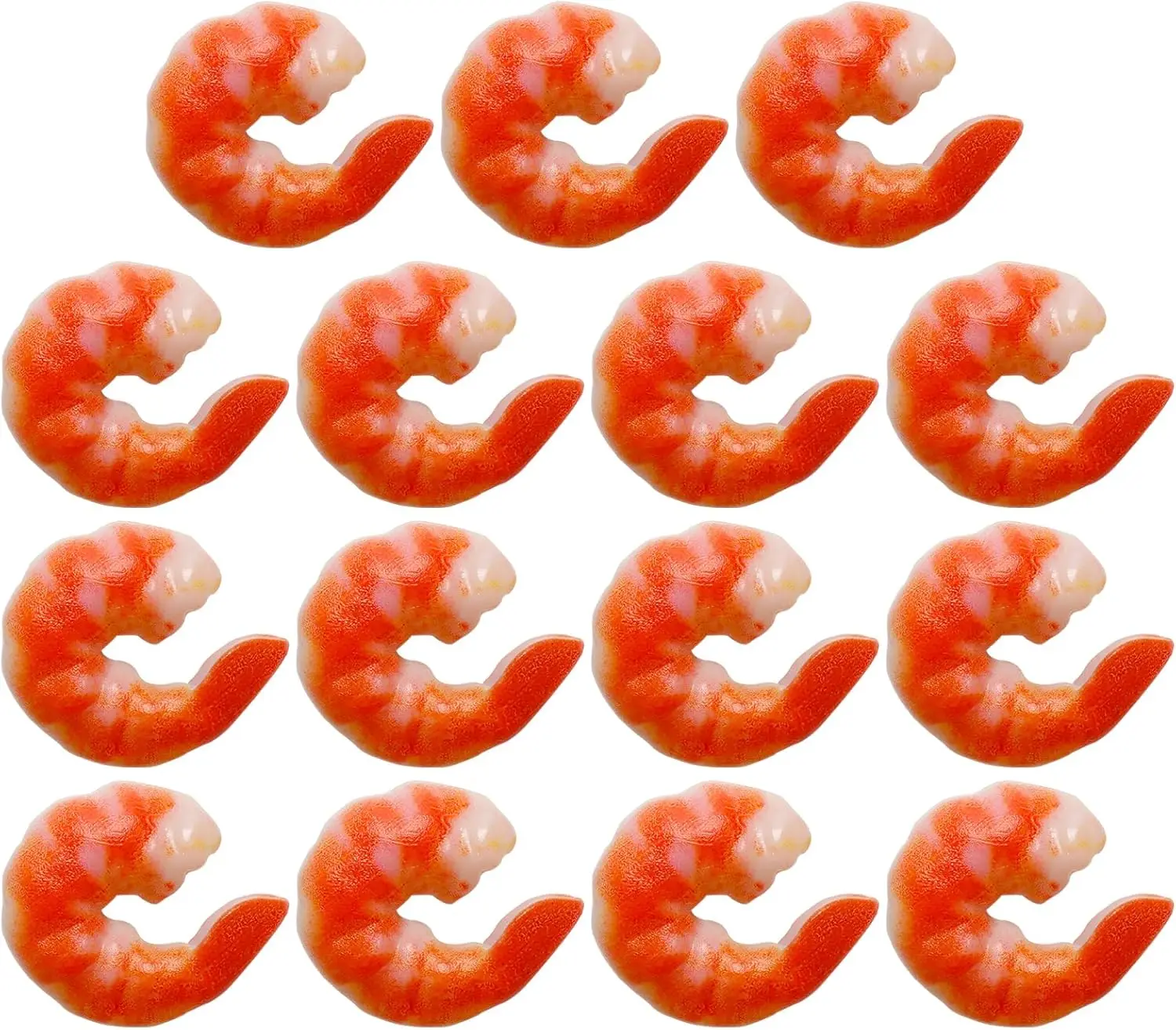 15 Pcs Artificial Shrimp Figures Lifelike Plastic Simulated Food Shrimps Model for Home Kitchen Market Display Photo Props
15 Pcs Artificial Shrimp Figures Lifelike Plastic Simulated Food Shrimps Model for Home Kitchen Market Display Photo Props