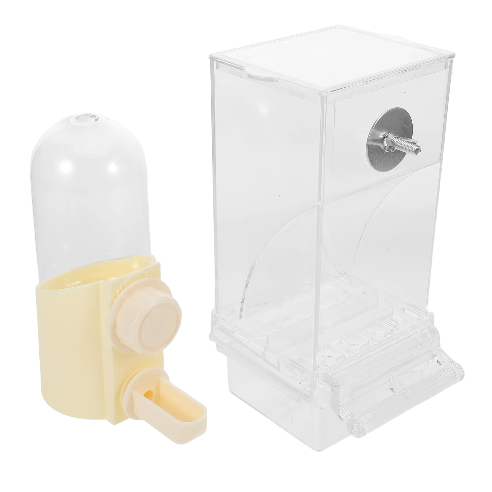 1 Set Smart Pet Intelligent Food Container Automatic Water Dispenser For Budgie Parakeet Accessories Transparent Anti-Spill 
1 Set Smart Pet Intelligent Food Container Automatic Water Dispenser For Budgie Parakeet Accessories Transparent Anti-Spill