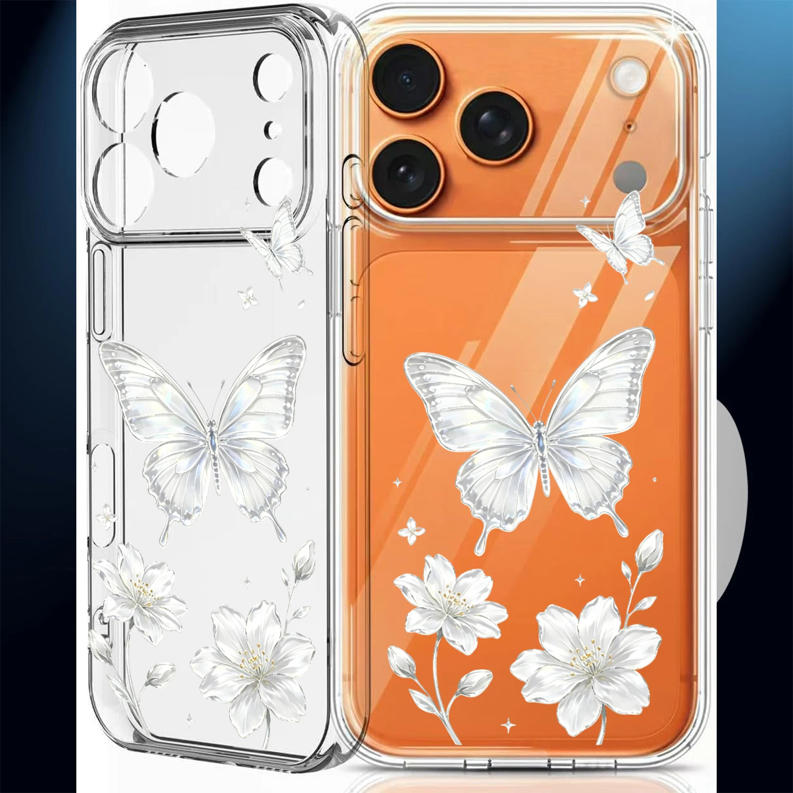 Silver Shiny Butterfly Phone Case For iPhone 16 15 14 Plus 13 12 Pro Max 11
Silver Shiny Butterfly Phone Case For iPhone 16 15 14 Plus 13 12 Pro Max 11