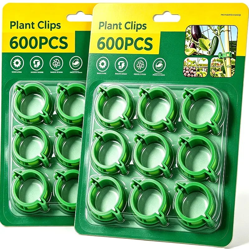 600/10x Plant Support Clips Climbing Plants Fixing Clips Grape and Vine Vegetables Buckle Prevent Tomatoes From Falling Off
600/10x Plant Support Clips Climbing Plants Fixing Clips Grape and Vine Vegetables Buckle Prevent Tomatoes From Falling Off