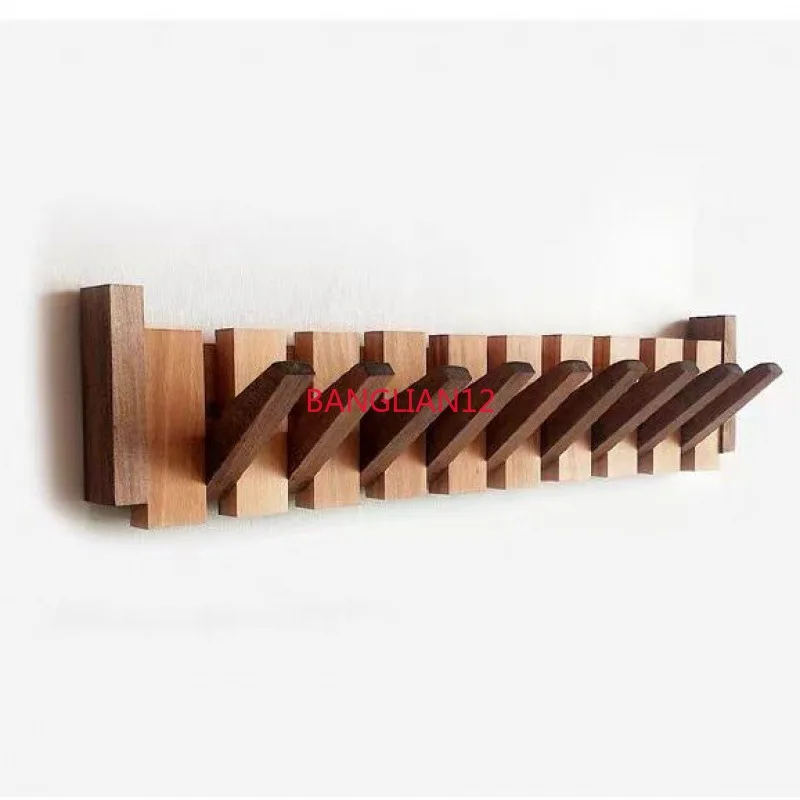 Solid wood piano wall hanger Entrance hook coat rack behind the door
Solid wood piano wall hanger Entrance hook coat rack behind the door