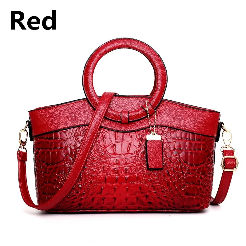 Retro Women Crocodile Pattern Leather Handbag Large Capacity Crossbody Bag Messenger Bag Shoulder Bag
Retro Women Crocodile Pattern Leather Handbag Large Capacity Crossbody Bag Messenger Bag Shoulder Bag