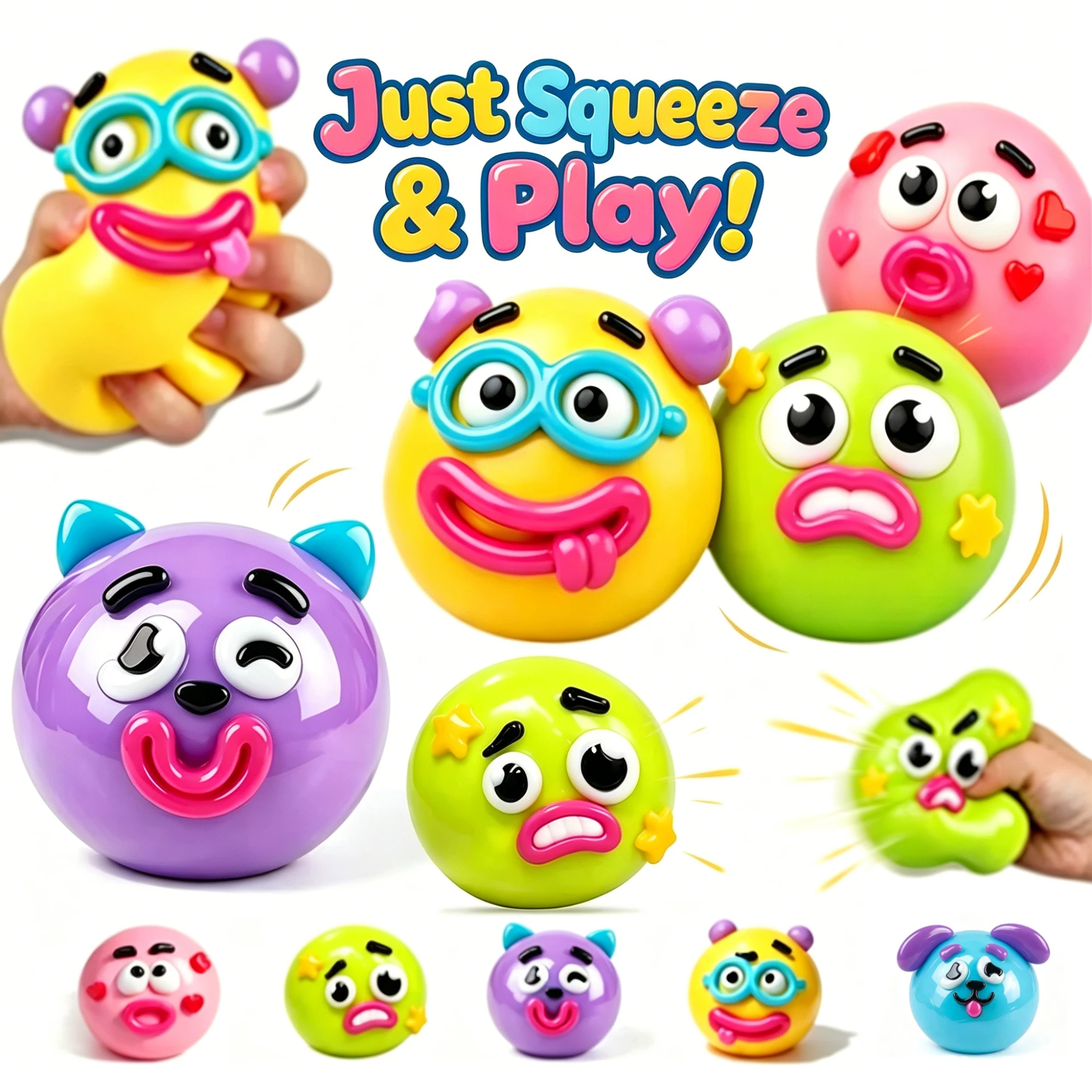Smushers Squishy DIY Curiosities Dog Face Swap Soft Moldable Slow Rise Squeeze Toy Blind Box Relaxing Sensory Gift
Smushers Squishy DIY Curiosities Dog Face Swap Soft Moldable Slow Rise Squeeze Toy Blind Box Relaxing Sensory Gift