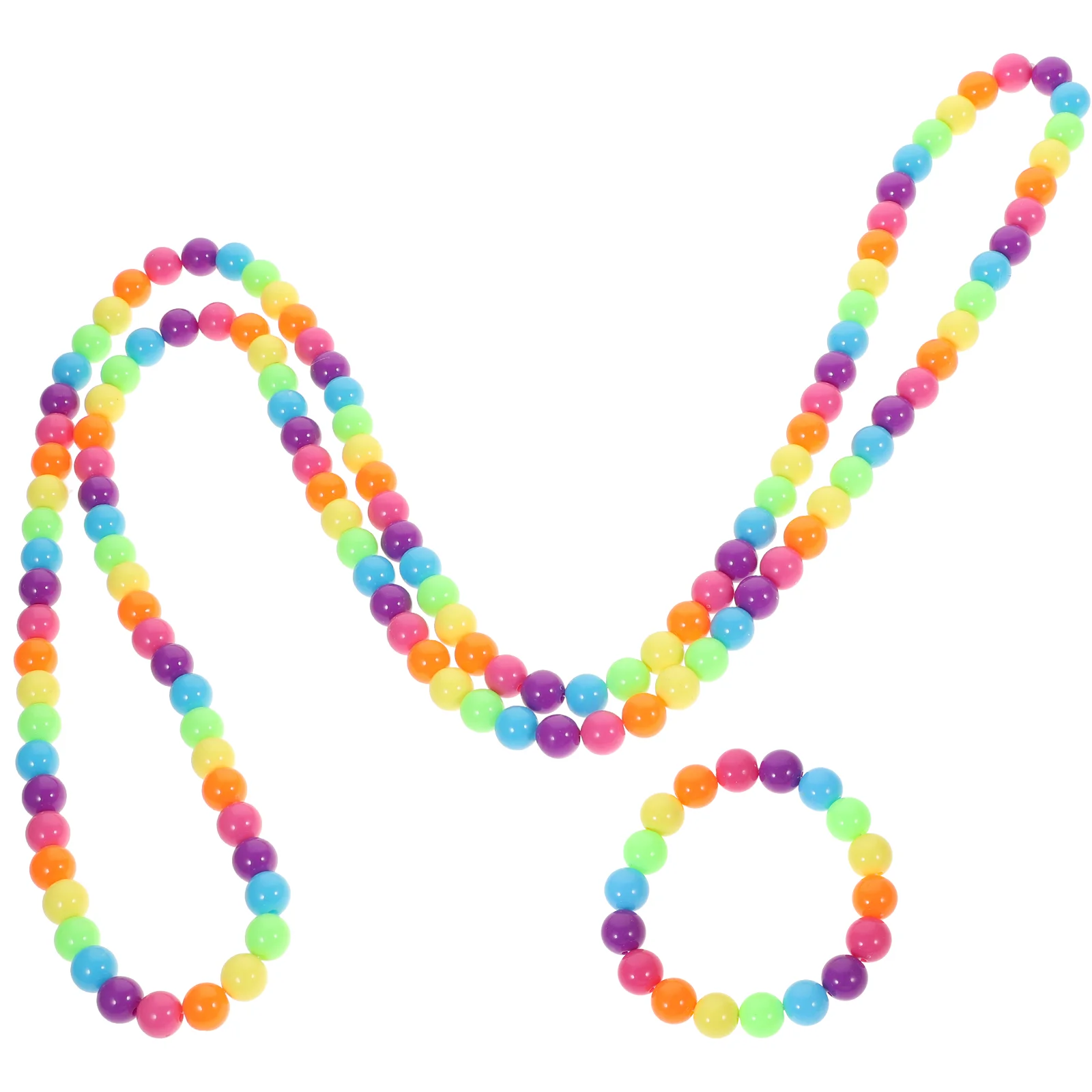 2 Pcs Necklace Women's Rainbow Bracelets Delicate Plastic Material Luxury Fabric Girl
2 Pcs Necklace Women's Rainbow Bracelets Delicate Plastic Material Luxury Fabric Girl