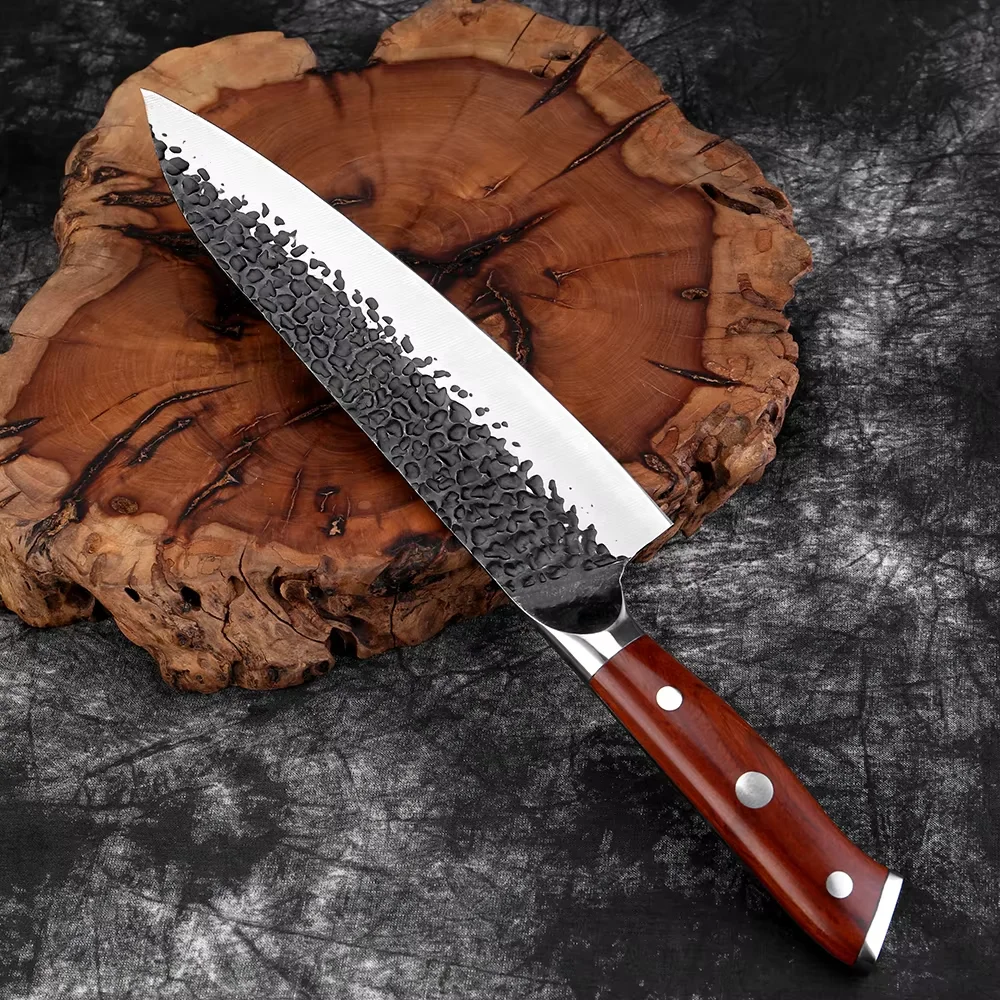 Kitchen Knife 8 Inch Chef Knife Ultra-Sharp 5Cr15MoV High-Carbon Steel Professional Perfect for Slicing Meat, Vegetables, Fruits
Kitchen Knife 8 Inch Chef Knife Ultra-Sharp 5Cr15MoV High-Carbon Steel Professional Perfect for Slicing Meat, Vegetables, Fruits
