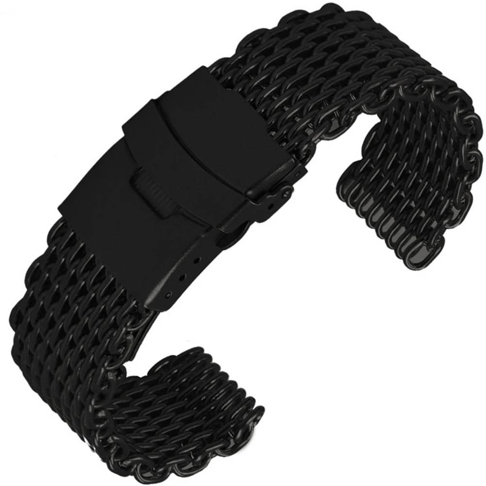 Metal Watch Strap 22mm Shark Mesh Band Daily Wear Stainless Steel Watchband Folding Clasp Trendy Durable Comfortable Elegant
Metal Watch Strap 22mm Shark Mesh Band Daily Wear Stainless Steel Watchband Folding Clasp Trendy Durable Comfortable Elegant