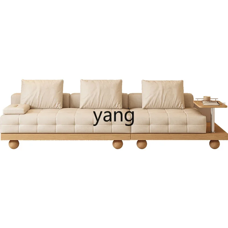 LMM Small Apartment Modern Minimalist Living Room Solid Wood Cream Style White Wax Wood Foot Fabric Sofa
LMM Small Apartment Modern Minimalist Living Room Solid Wood Cream Style White Wax Wood Foot Fabric Sofa