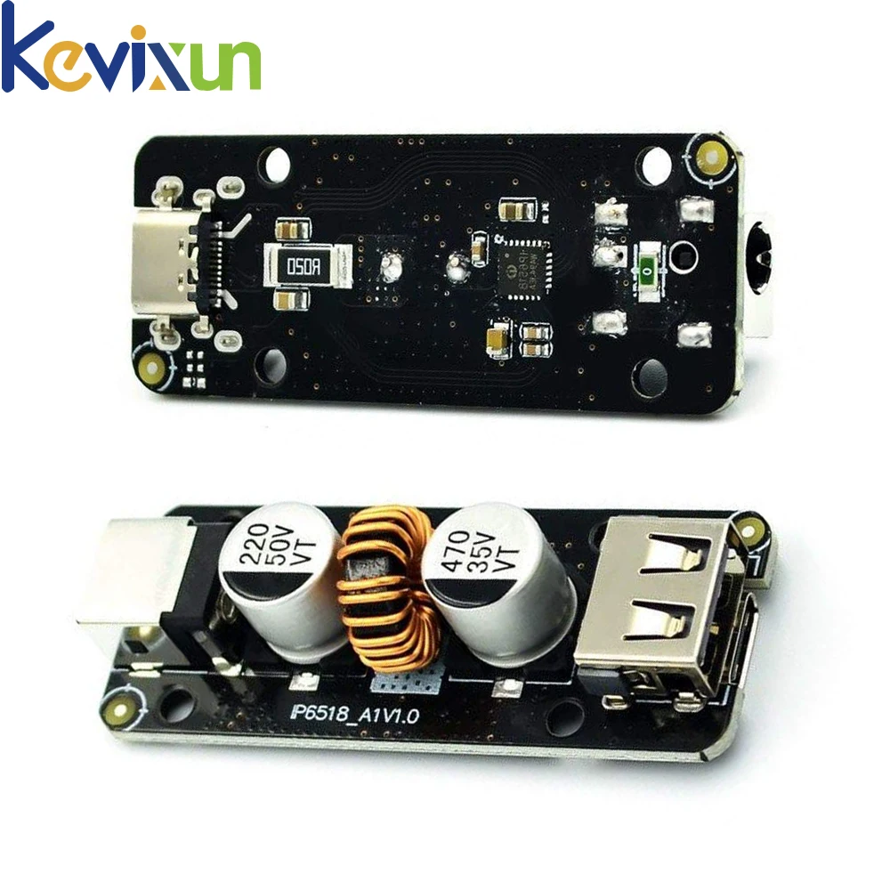 45W 12V/24V DC to USB Type C PD & Type A QC3.0 DC Fast Charge Step-Down Buck Power Adapter IP6518
45W 12V/24V DC to USB Type C PD & Type A QC3.0 DC Fast Charge Step-Down Buck Power Adapter IP6518