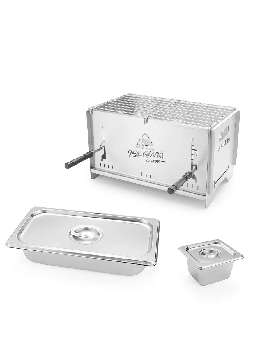 Portable Multifunction Stainless Steel Camping Stove - Detachable Wood Fire Grill & Oden Pot for Outdoor Cooking
Portable Multifunction Stainless Steel Camping Stove - Detachable Wood Fire Grill & Oden Pot for Outdoor Cooking