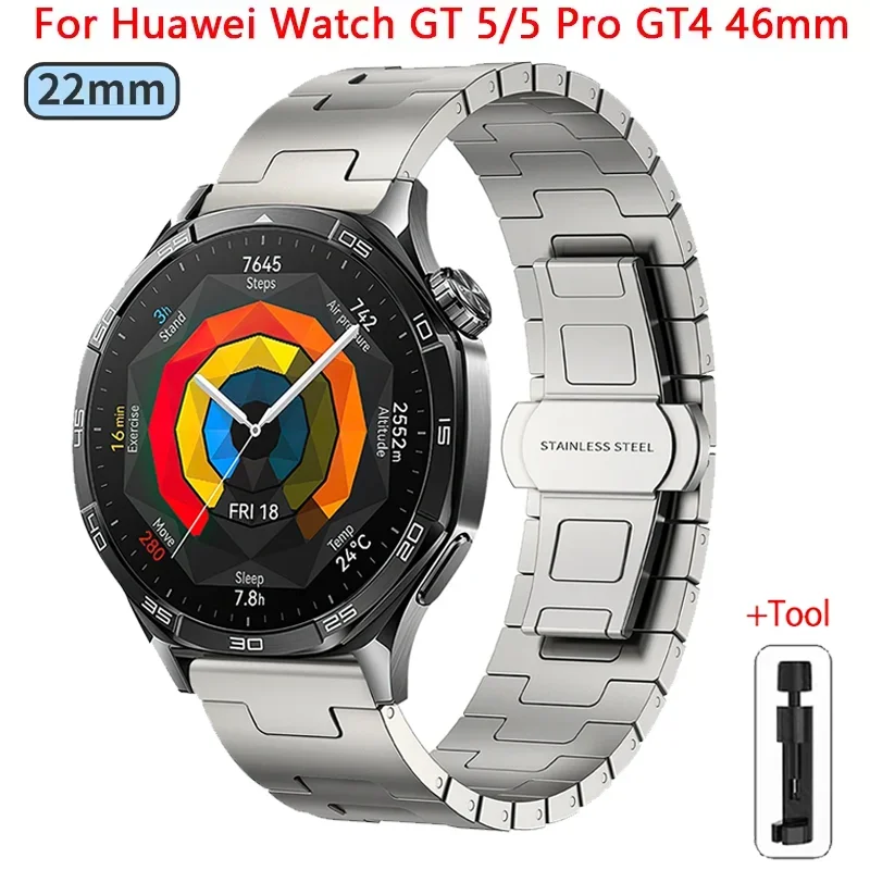 Титановый ремешок 22 мм для Huawei Watch GT5 Pro GT4 GT3 4 4 Pro, роскошный настоящий титановый браслет для Amazfit Balance Oneplus Watch 3 2R
Титановый ремешок 22 мм для Huawei Watch GT5 Pro GT4 GT3 4 4 Pro, роскошный настоящий титановый браслет для Amazfit Balance Oneplus Watch 3 2R