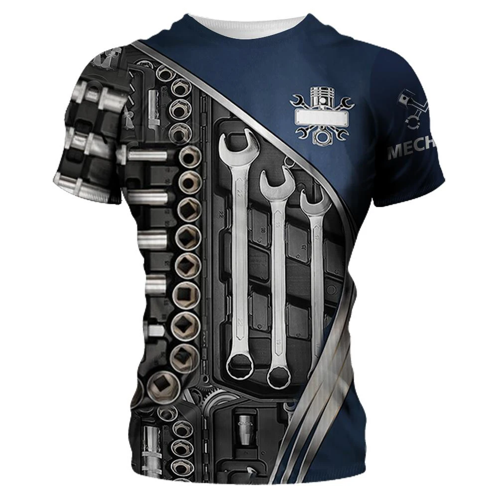 Fashion Casual Machine Tool 3d Printed T Shirts Rond Collar Short Sleeve T-shirts Trend Personality Punk Style Tshirt Hot Sale
Fashion Casual Machine Tool 3d Printed T Shirts Rond Collar Short Sleeve T-shirts Trend Personality Punk Style Tshirt Hot Sale