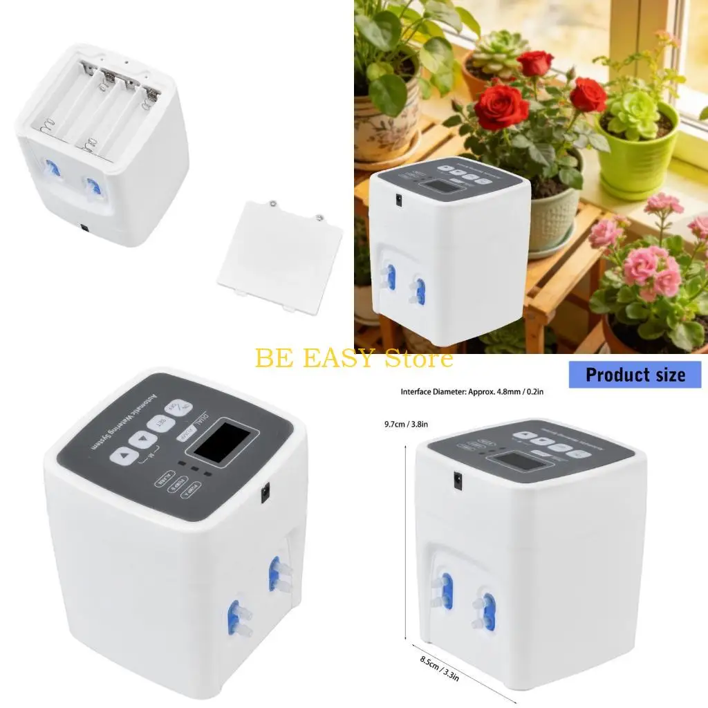 E28F Intelligent Double Pumps Plant Auto Watering Device Programmable Timer Garden Irrigation Equipment For 20 Pots Indoor Use
E28F Intelligent Double Pumps Plant Auto Watering Device Programmable Timer Garden Irrigation Equipment For 20 Pots Indoor Use
