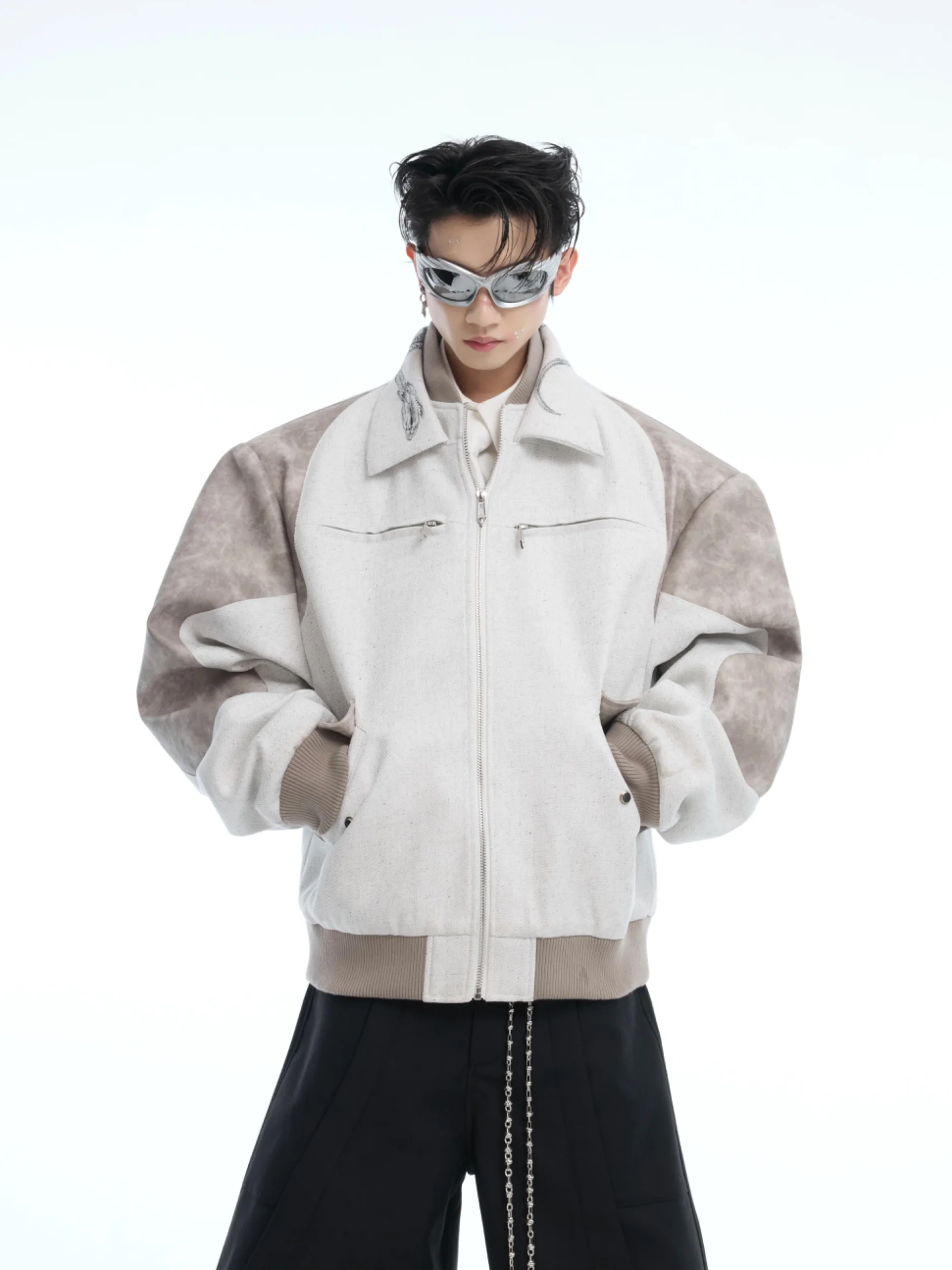 ArguE CulturE Snake Skin Pattern Short Jacket Men's Retro Print Splicing Outerwear Cotton Blend Spring Autumn Winter Coat
ArguE CulturE Snake Skin Pattern Short Jacket Men's Retro Print Splicing Outerwear Cotton Blend Spring Autumn Winter Coat