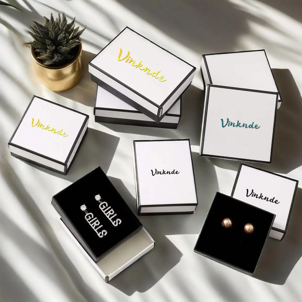 50pcs Custom Logo Handmade Paper Packaging Boxes Necklace Ring Earring Birthday Thanksgiving Gift Boxes Jewelry Small Business
50pcs Custom Logo Handmade Paper Packaging Boxes Necklace Ring Earring Birthday Thanksgiving Gift Boxes Jewelry Small Business