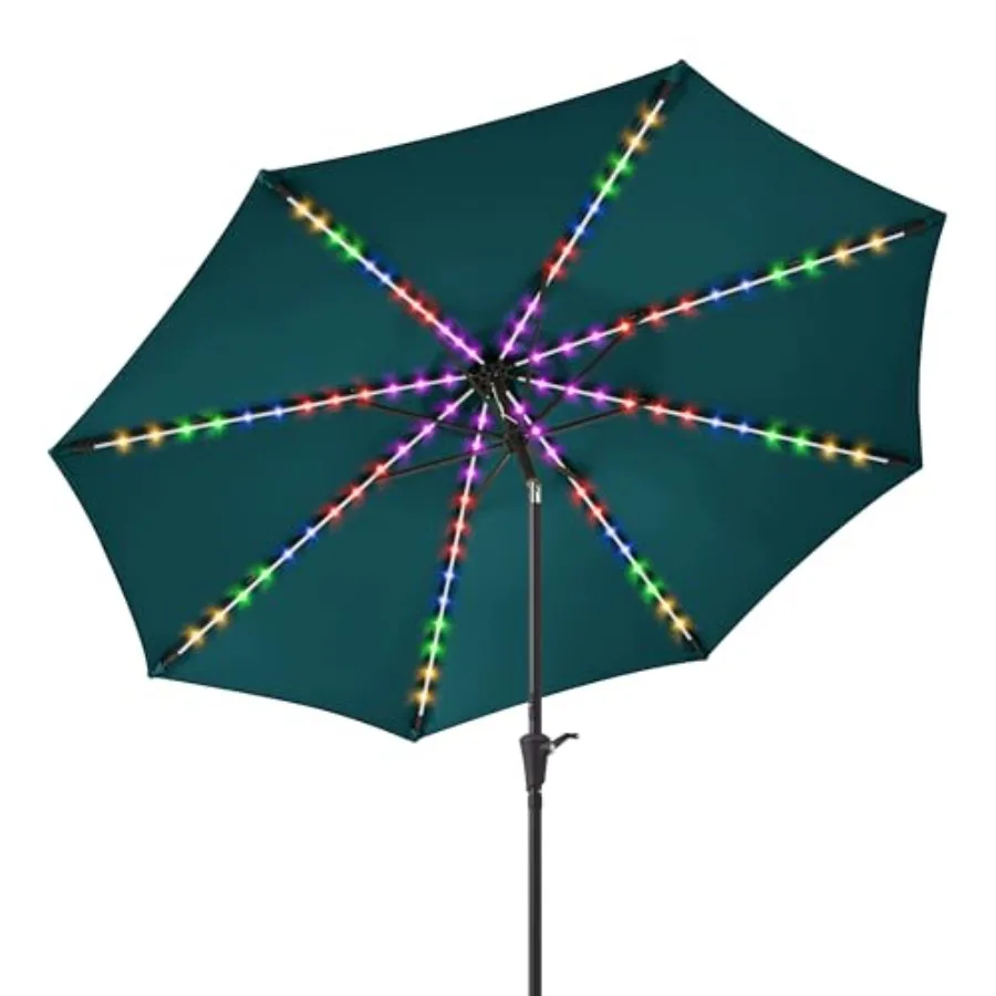 7.5/9/10 ft Outdoor Patio Umbrella with Solar Lights - Small Heavy Duty Beach/Table/Pool/Deck/Market Umbrella Dual Charging Til
7.5/9/10 ft Outdoor Patio Umbrella with Solar Lights - Small Heavy Duty Beach/Table/Pool/Deck/Market Umbrella Dual Charging Til