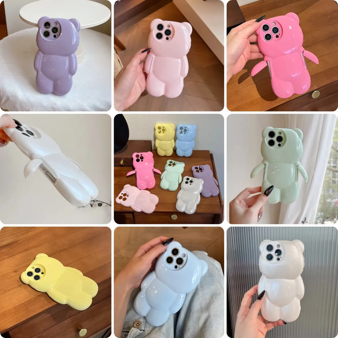 ins Solid Color 3D Bear Phone Case for iPhone 16 15 14 Plus 11 12 13 Pro Max Plus Clear Cute Bear Shockproof Cover Cartoon Case
ins Solid Color 3D Bear Phone Case for iPhone 16 15 14 Plus 11 12 13 Pro Max Plus Clear Cute Bear Shockproof Cover Cartoon Case