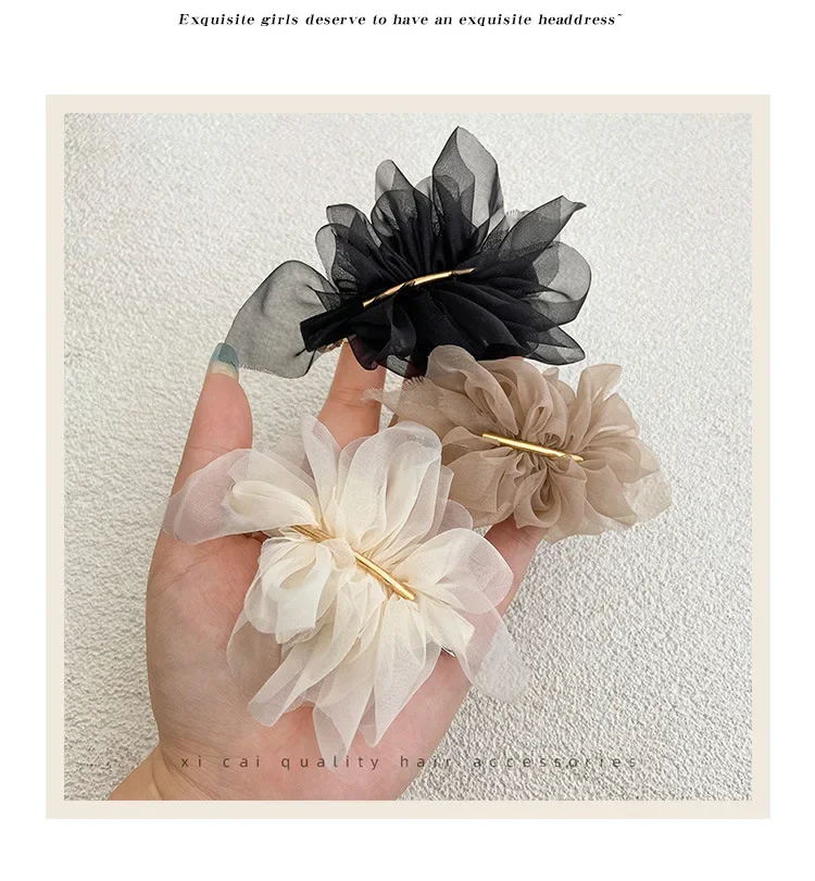 2024 new style Super fairy chiffon flower hair clip ponytail clip headdress simple spring clip super beautiful
2024 new style Super fairy chiffon flower hair clip ponytail clip headdress simple spring clip super beautiful