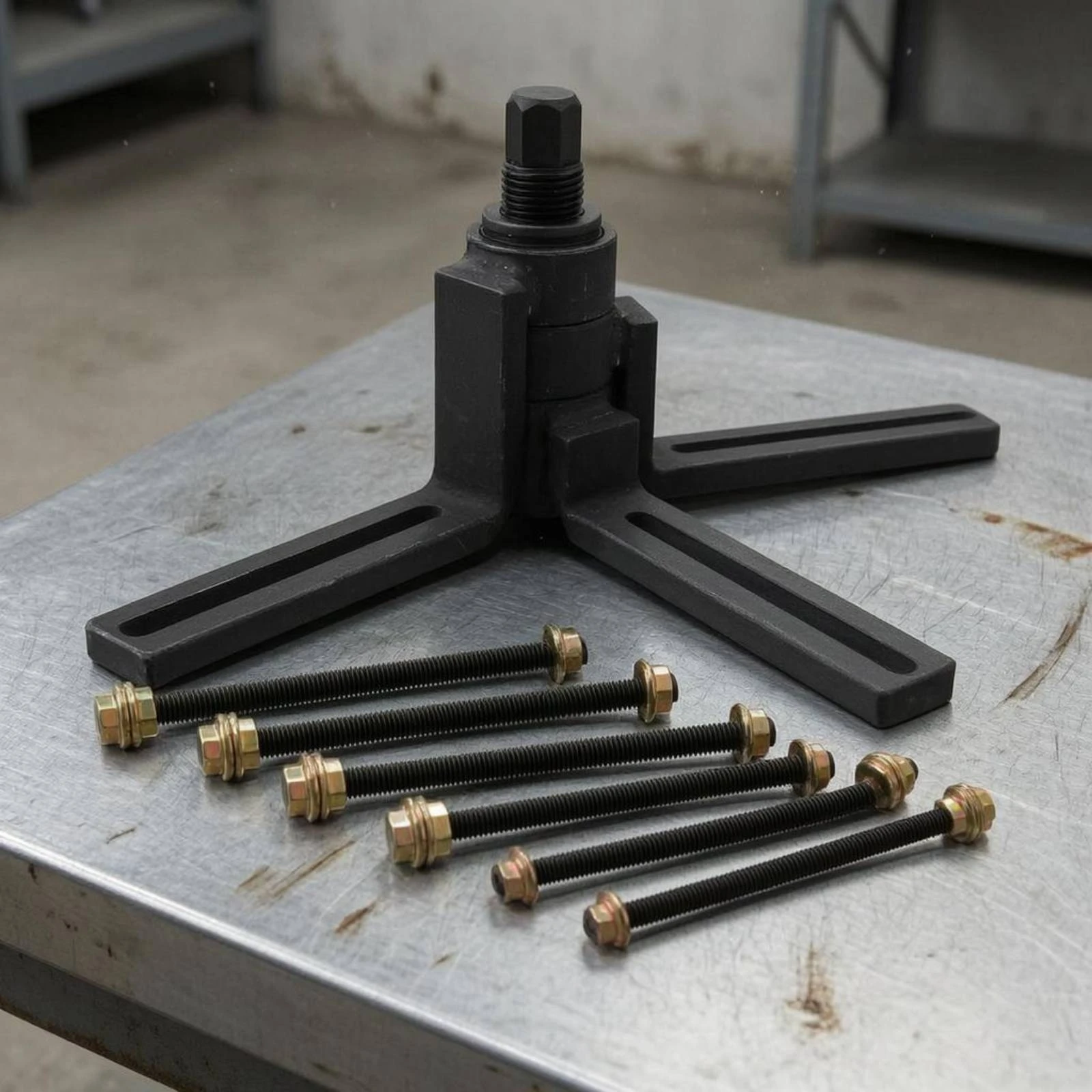 Motorcycle Crankcase Separator Tool Included Rods Crankcase Splitter Separator Hex Head Gold Fasteners
Motorcycle Crankcase Separator Tool Included Rods Crankcase Splitter Separator Hex Head Gold Fasteners