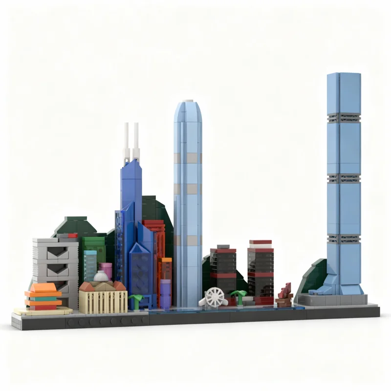 667pcs MOC Hong Kong Skyline Architecture Skylines Model Building Blocks Construction Toy Christmas Gifts DIY Creative Idea
667pcs MOC Hong Kong Skyline Architecture Skylines Model Building Blocks Construction Toy Christmas Gifts DIY Creative Idea