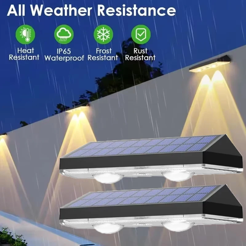 2 упаковки светодиодных солнечных светильников для забора, уличные водонепроницаемые настенные светильники, солнечные фонари для забора, террасы, садовой дорожки, декоративный прожектор
2 упаковки светодиодных солнечных светильников для забора, уличные водонепроницаемые настенные светильники, солнечные фонари для забора, террасы, садовой дорожки, декоративный прожектор