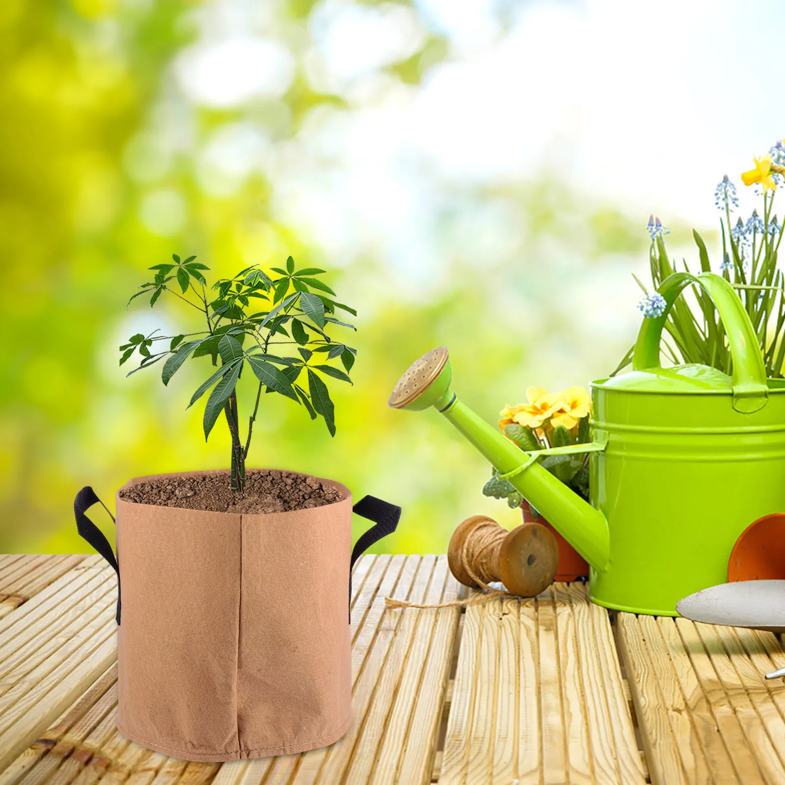 4Pcs 3 Gallon Premium Non-Woven Fabric Planting Bags for Root Air Pruning Breathable Windproof Reusable Garden Balcony Farm DIY
4Pcs 3 Gallon Premium Non-Woven Fabric Planting Bags for Root Air Pruning Breathable Windproof Reusable Garden Balcony Farm DIY