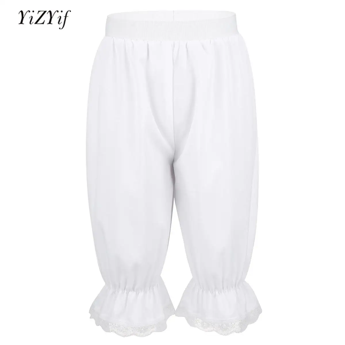 Girls Loose Lace Trim Bloomers Victorian Pantaloons Costume Solid Color Quick Drying Short Pants Kawaii Safety Shorts Underwear
Girls Loose Lace Trim Bloomers Victorian Pantaloons Costume Solid Color Quick Drying Short Pants Kawaii Safety Shorts Underwear